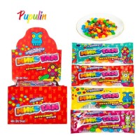 Halal Colorful Sour Chewy Candy Fruit Flavor Sweet Chewy Candy