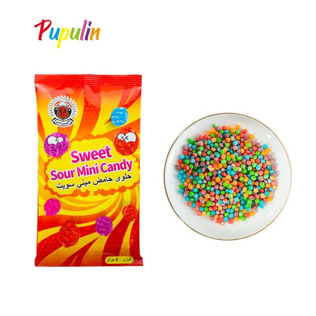 sour mini chewy candy  mixed flavor