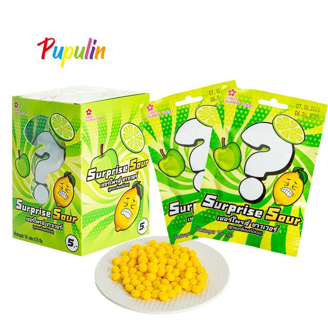 Halloween series of strange flavored candies +Sour Flavor Yellow Challenger Candy 7 (2)