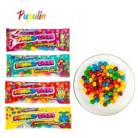 Halal Colorful Sour Chewy Candy Fruit Flavor Sweet Chewy Candy