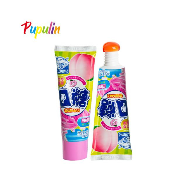 Liquid soft candy series peach flavor