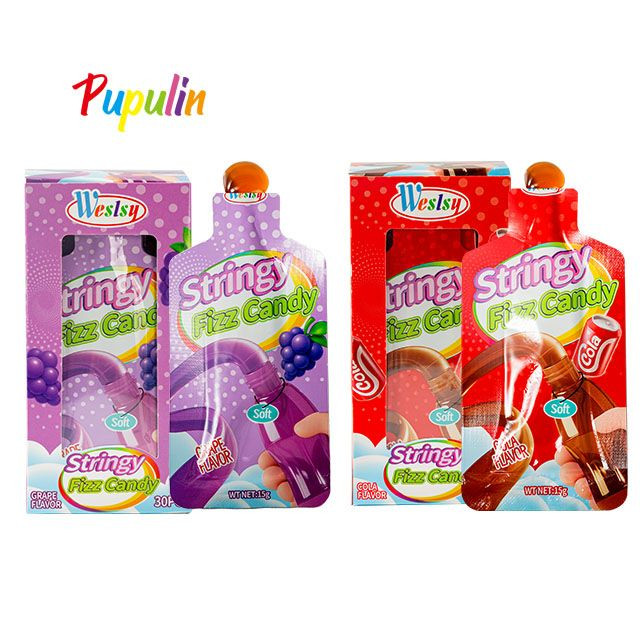 Liquid soft candy bag packing series+grape flavor